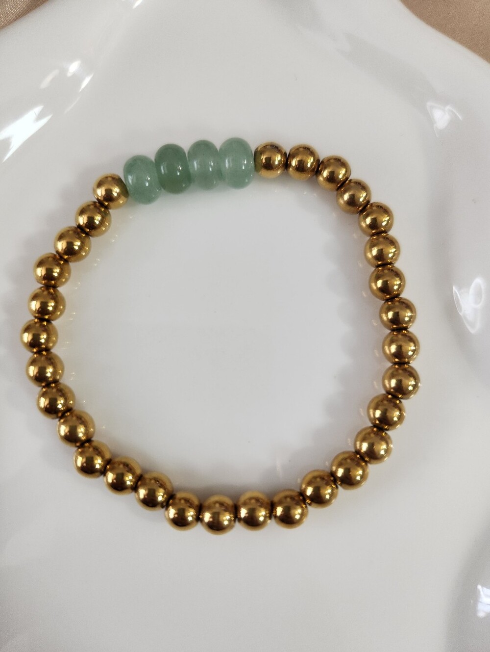 Green Aventurine Beaded Bracelet